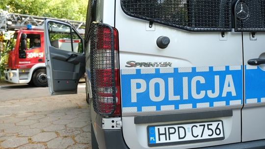 Pożar w domu w Łukowie. Policjanci uratowali 47-latka