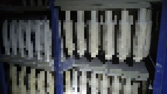 Pożar w fabryce wibratorów [zdjęcia]