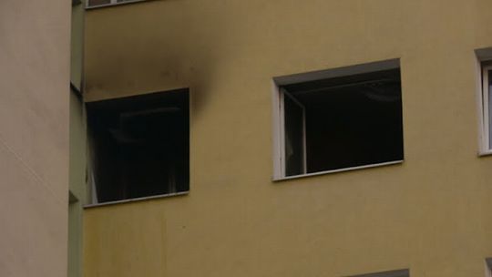 Pożar w mieszkaniu przy ul. Lwowskiej w Lublinie (zdjęcia)