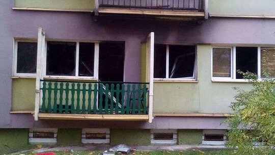 Pożar w mieszkaniu w bloku na LSM. Policja zatrzymała 52-letniego mężczyznę