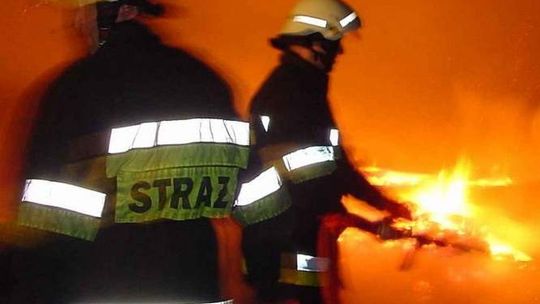 Pożar w Milejowie, udało się uratować konie