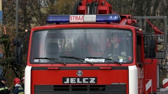 Pożar w mleczarni w Piaskach