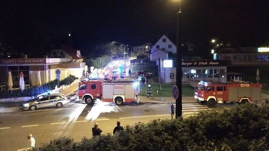 Pożar w pizzerii w Puławach. Zapaliła się izolacja komina