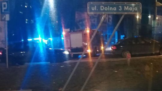Pożar w przychodni przy ul. Chmielnej w Lublinie