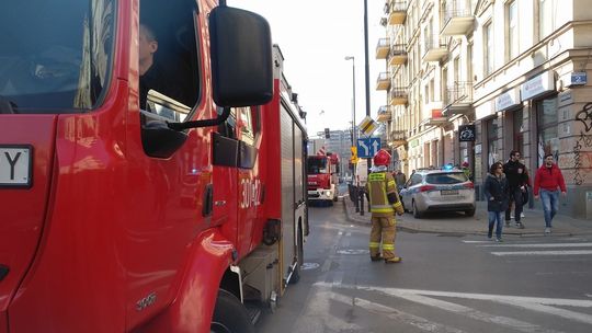 Pożar w salonie masażu w centrum Lublina