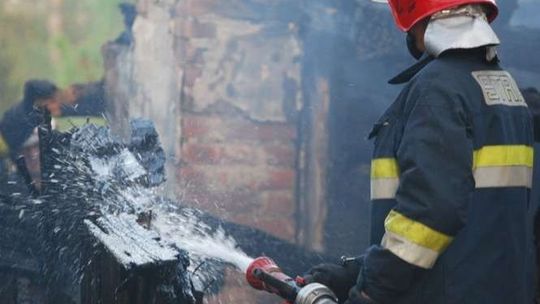 Pożar w zakładzie krawieckim. Zginął mężczyzna