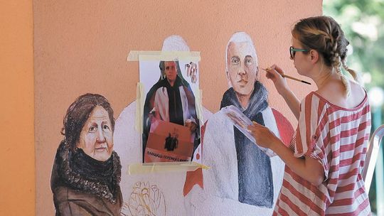 Praca dyplomowa z przesłaniem osobistym. Stworzyła mural, by wesprzeć Białoruś