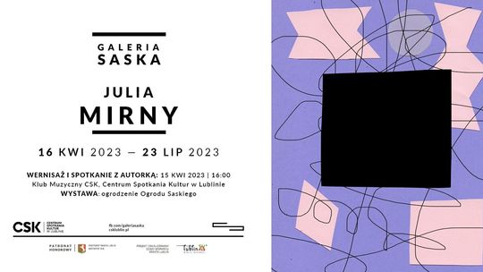 Prace Julii Mirny w Galerii Saskiej