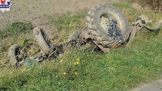 Pracował na polu. Przygniótł go ciągnik 