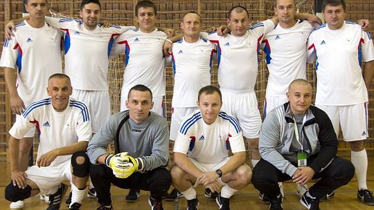 Pracownicy lotniska Lublin zagrali w piłkę nożną. Przegrali