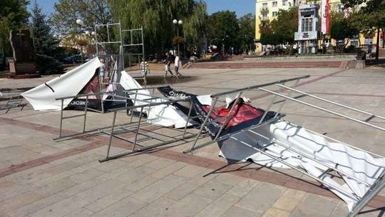 Pracownik UMCS zniszczył wystawę antyaborcyjną w Świdniku