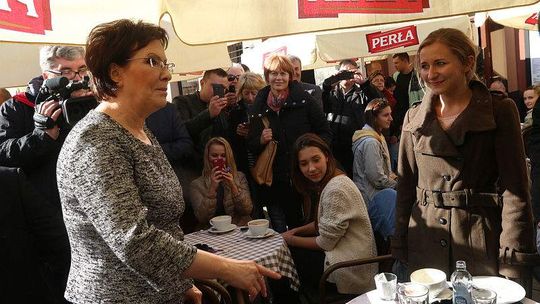 Premier Kopacz w Lublinie: Spotkanie ze studentami i spacer po Starym Mieście