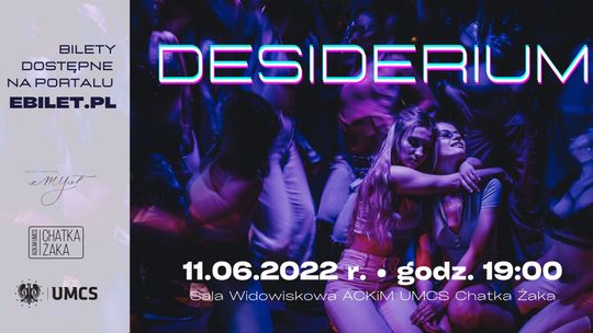 Premiera tanecznego spektaklu "Desiderium" W Chatce Żaka