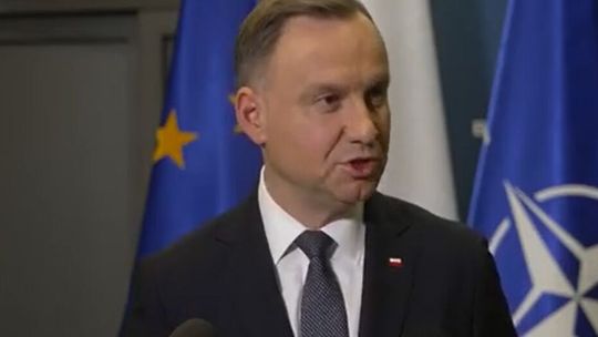Prezydent Duda: Nie mamy jednoznacznych dowodów na to, kto wystrzelił tę rakietę