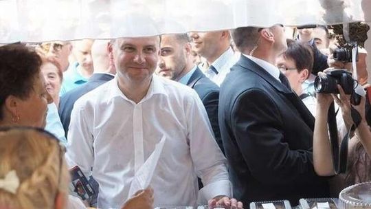 Prezydent Duda w Lubelskiem. Odwiedził sadowników, pojechał na Gryczaki (wideo)