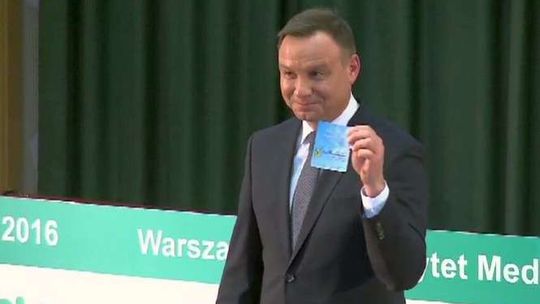 Prezydent Duda: W razie mojej śmierci wyrażam zgodę na pobranie moich organów