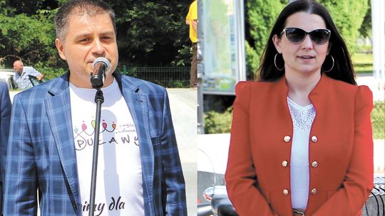 Prezydent Puław i jego zastępczyni mają się coraz lepiej