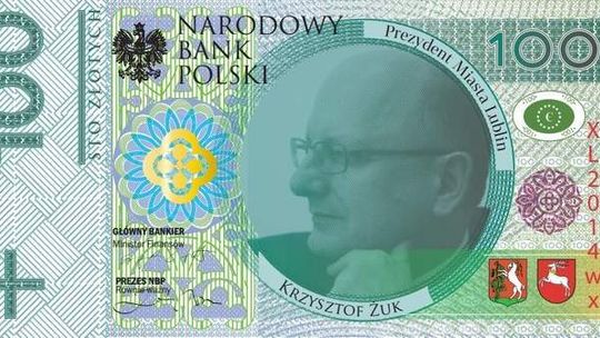 Prezydent Żuk na banknotach - to był żart