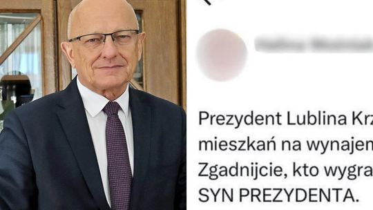 Prezydent Żuk pomówiony. „Wpis już usunięto”