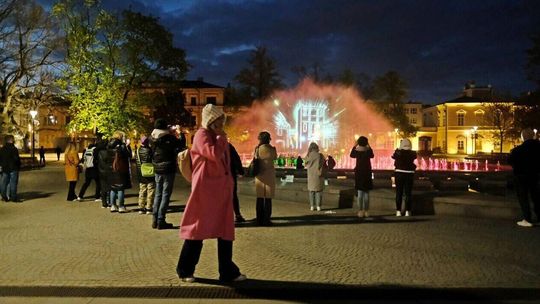 Próba generalna multimedialnej fontanny. Jak wypadła? 