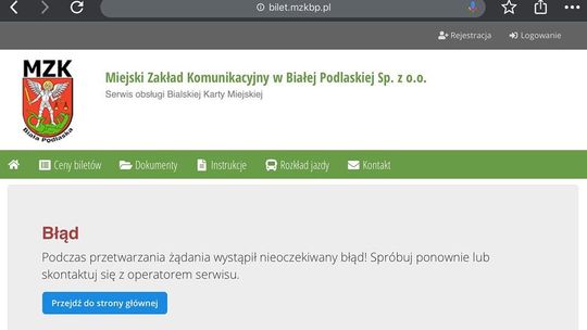 Problem z doładowaniem karty miejskiej w Białej Podlaskiej? MZK odpowiada po blisko miesiącu 