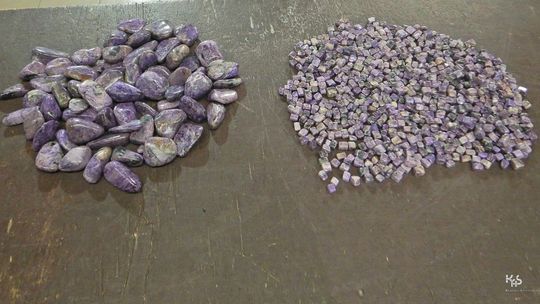 Próbowała przemycić półszlachetne kamienie. Miały być ozdobą akwarium