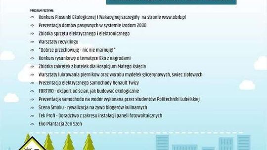 Proekologiczny festyn w niedzielę