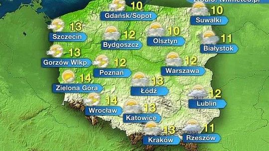 Prognoza pogody na niedzielę. Ma pojawić się słońce 