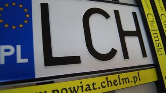 Promocja powiatu chełmskiego na rejestracjach