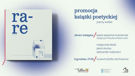 Promocja tomu „Rare” Joanny Wróbel