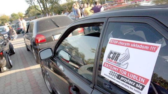 Protest obrońców toru Lublin. \"Stop chorym układom\"