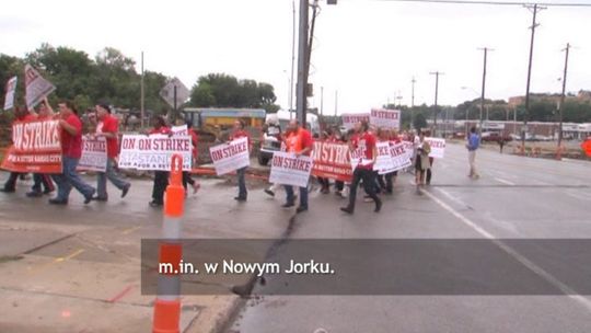 Protest pracowników amerykańskich fast foodów (wideo)