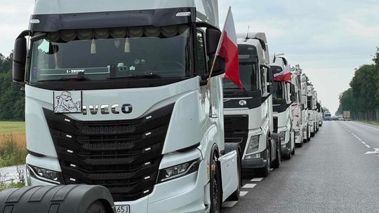 Protest przewoźników. Blokada DK 2 i DK 19