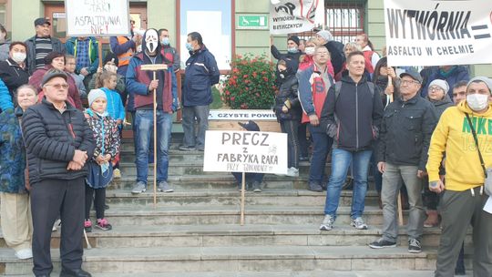 Protestują przeciwko budowie wytwórni mas bitumicznych
