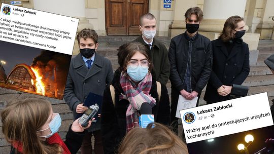 "Protestujące urządzenia kuchenne”. Burza po wpisach młodzieżowego radnego o strajkujących kobietach
