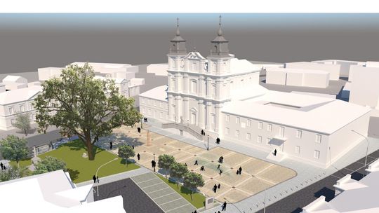 Przebudowa czyli wycinka. "Aby drzewa nie zasłaniały kolegiaty"