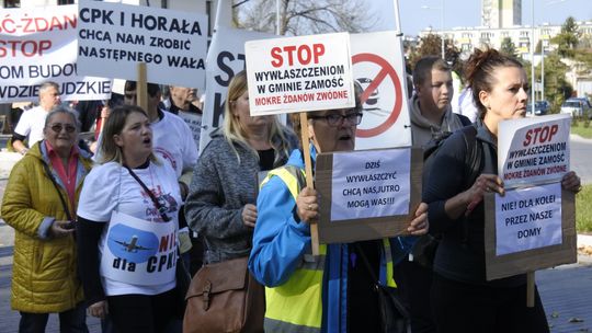 Przeciwnicy CPK znów wychodzą na ulicę. Będzie protest w Zamościu