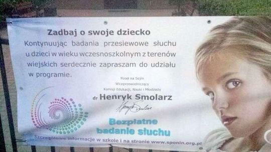 Przedwyborcza troska o słuch uczniów. List od posła PSL trafił do rodziców