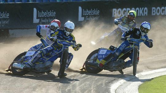 Przegrana Motoru Lublin z GKM Grudziądz w U24 Ekstralidze w strugach deszczu