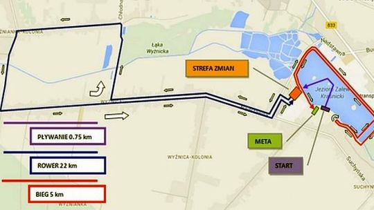 "Przegrywają tylko nieobecni. Zawody triathlonowe w Kraśniku