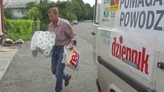 Przekazaliśmy dary powodzianom 