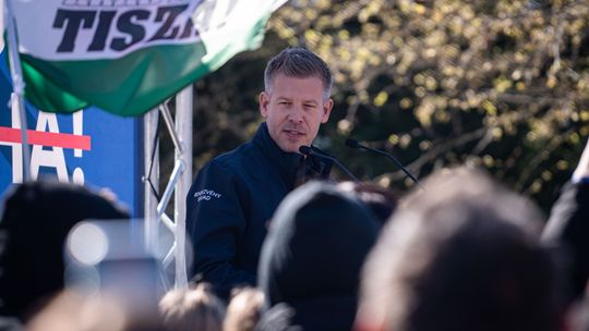Peter Magyar, lider partii Tisza, która wygrała wybory parlamentarne na Węgrzech i odsunęła od władzy Fidesz Viktora Orbána.