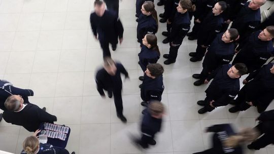 Przybywa mundurowych. Do policji przyjęto o połowę więcej funkcjonariuszy