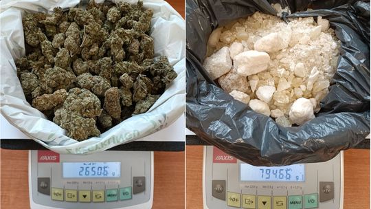 Przyszedł na rozprawę do sądu z narkotykami