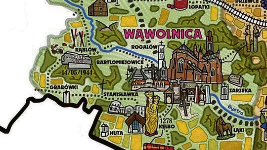 Przyszła pora na Wąwolnicę. Domicjan Grabowski namalował kolejną mapę