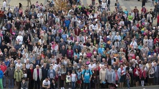 Puławianie na 110-lecie miasta. Dwa ogromne zdjęcia