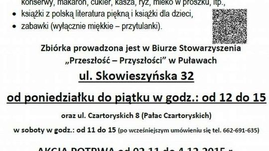 Puławianie pomagają rodakom