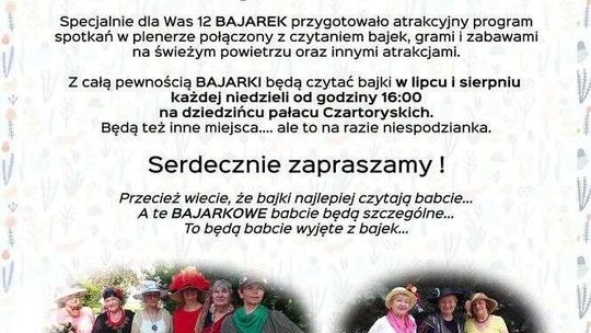 Puławy: Bajarki znad Wisły zapraszają na dziedziniec pałacu