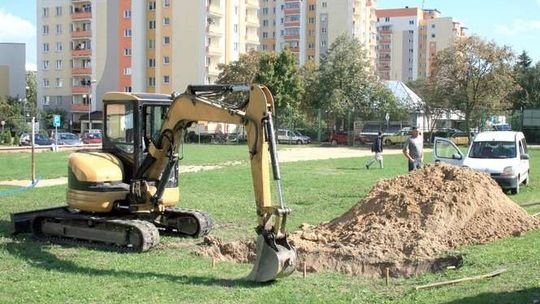 Puławy. Robotnicy już na skwerze