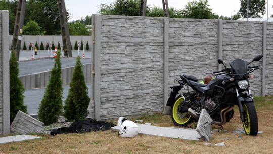 Puławy. Uczyła się jeździć na motocyklu, przebiła betonowy mur